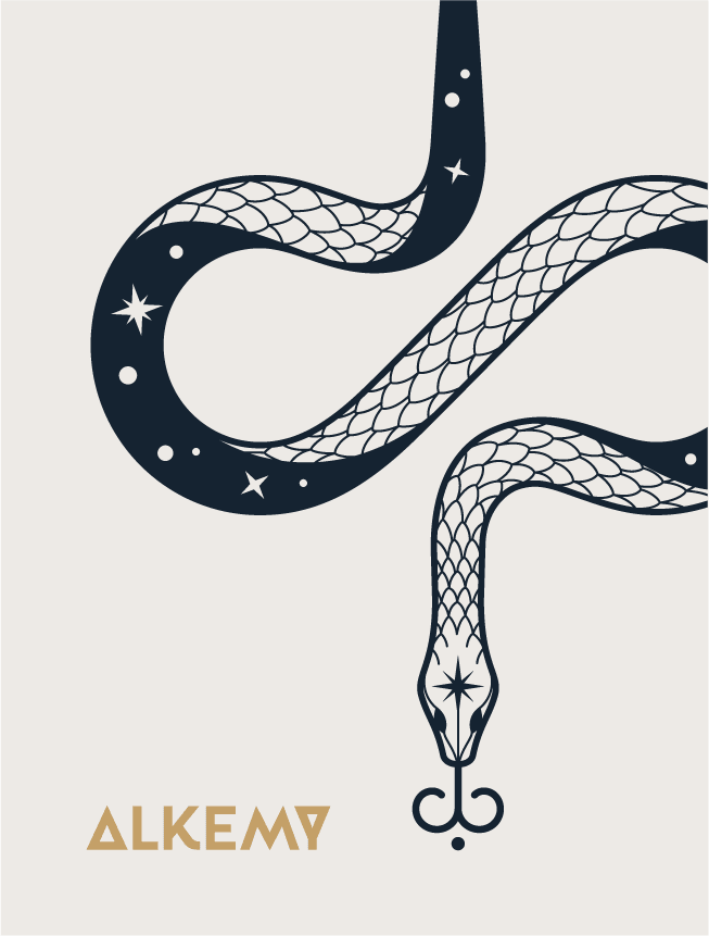 Alkemy Soul Designelement und Logo