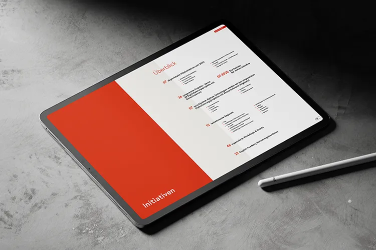 FFG Tablet Screen Übersicht FFG Tablet Screen Übersicht