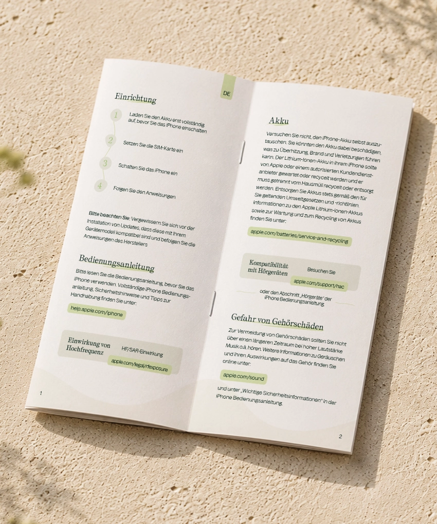 Greentouch Booklet Design Greentouch Booklet Design