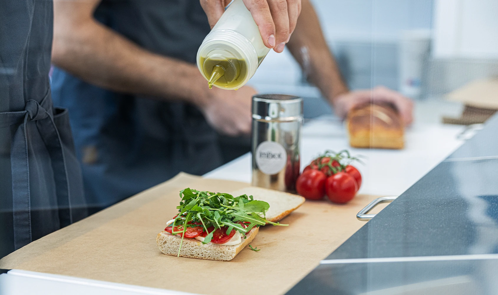imBrot Zubereitung Sandwich imBrot Zubereitung Sandwich