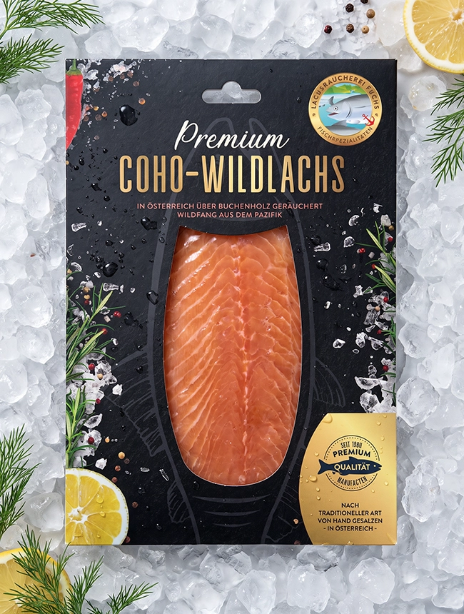 Lachräucherei Fuchs Coho Wildlachs
