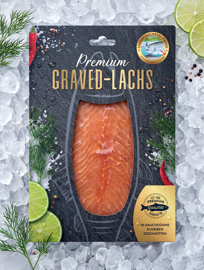 Lachräucherei Fuchs Premium Graved Lachs
