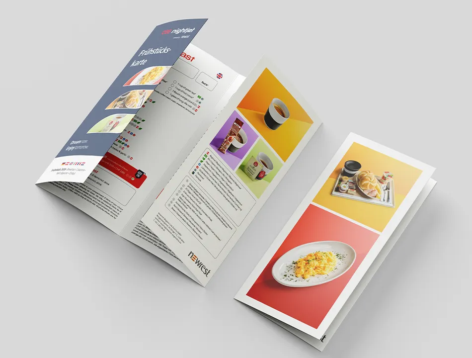 Newrest Frühstück Flyer