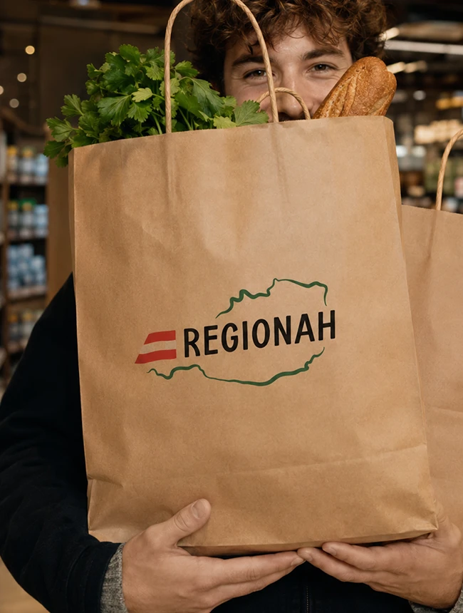 Regionah Einkaufstasche Mann Regionah Einkaufstasche Mann
